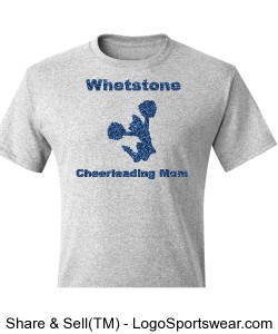 Cheerleading Mom T-Shirt Design Zoom
